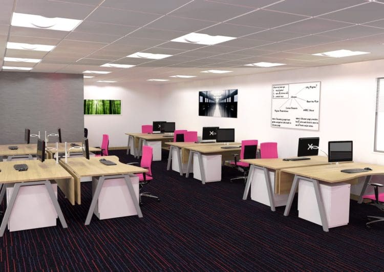 3D Office Interiors Design by Refurbishment Company Rap Interiors