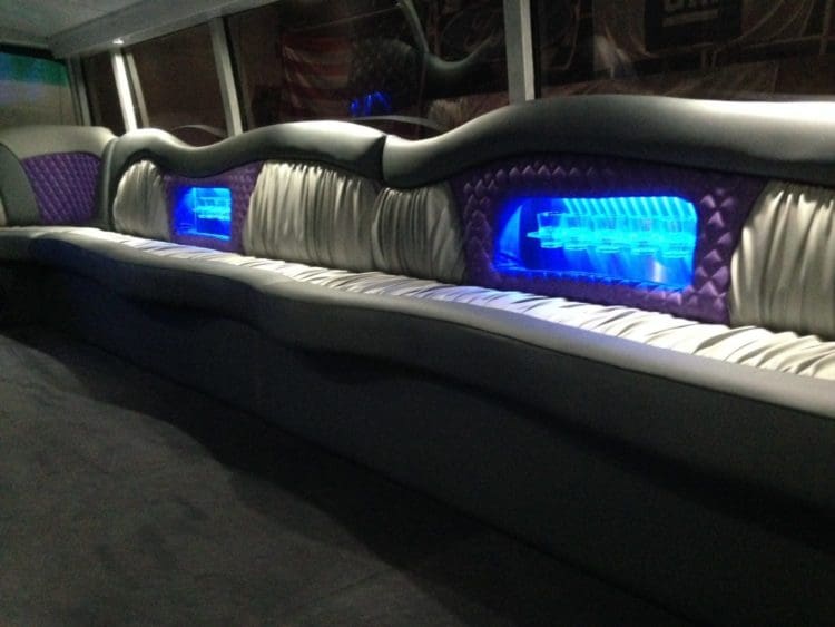 Corporate Events Party Bus Interiors Fitted by London Refurbishment Company Rap Interiors