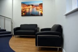 office breakout area commercial space
