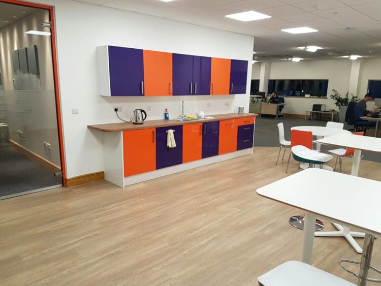 Select Technology Breakout Area Interior Design and Refurbishment