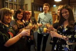 Office fit out company team members at Canterbury Cathedral