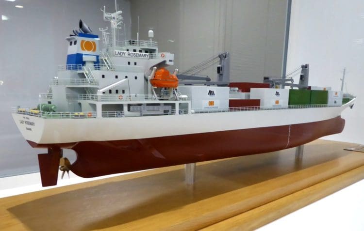 Unique Office Decorations: Model of a Ship for AEL in Kings Hill