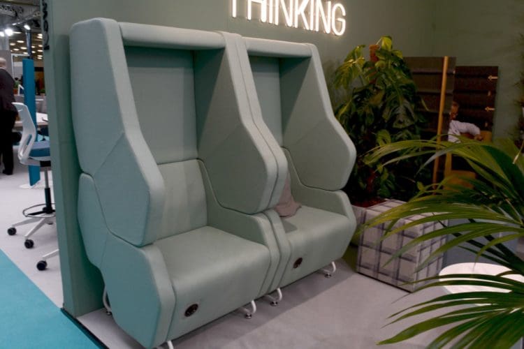 creative thinking area on show at 100 percent design in london