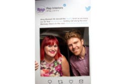 emily barton and chris sparham of office refurbishment company rap interiors