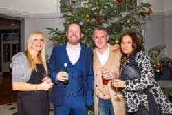 Four Guests with Drinks posing at The Yarrow in Broadstairs