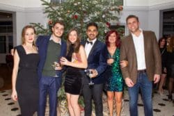 Guests of office fit out company Rap Interiors at the work Christmas party