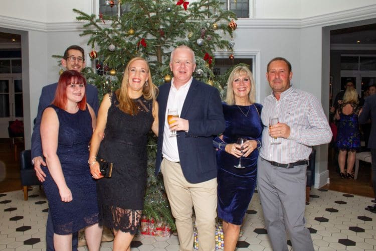 Members of office fit out company Rap Interiors at the Yarrow hotel in Broadstairs