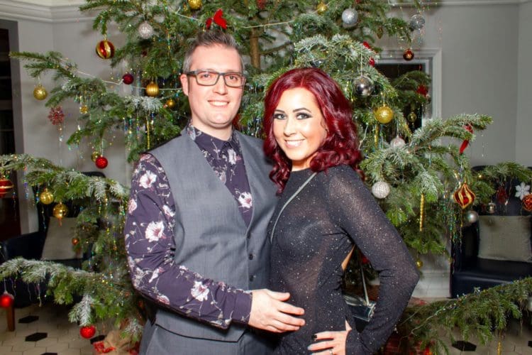 Rap Interiors office interior designer Scott Howard and his girlfriend