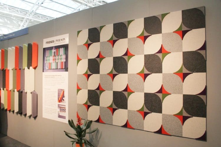 an acoustic wall display by friends of wilson