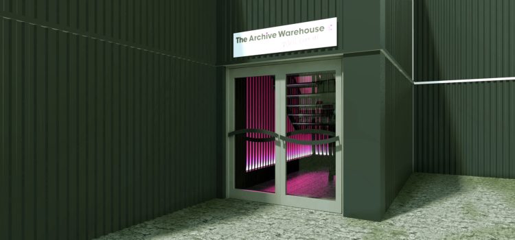 3D Industrial Warehouse Interior Design for Archive Warehouse