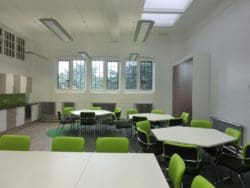 Bournville Junior School Staff Room Design — Works by Refurbishment Company Rap Interiors