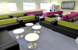 Student Breakout Area with Modular Furniture for a School Fit Out in London
