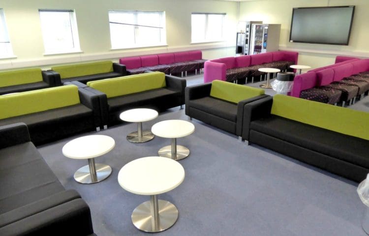 Student Breakout Area with Modular Furniture for a School Fit Out in London