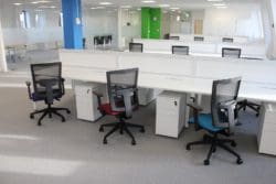 Bright Open Plan Office Design in Kent for Voyages sncf Built by Rap Interiors