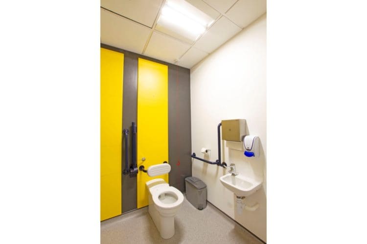 Care UK Disabled Toilet Design and Refurbishment by Rap Interiors
