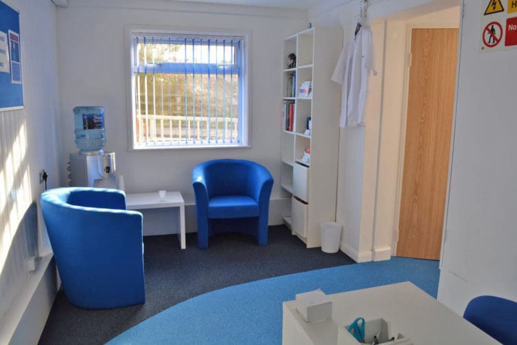 Healthcare Interior Design for Lordswood Osteopathic Clinic in Kent