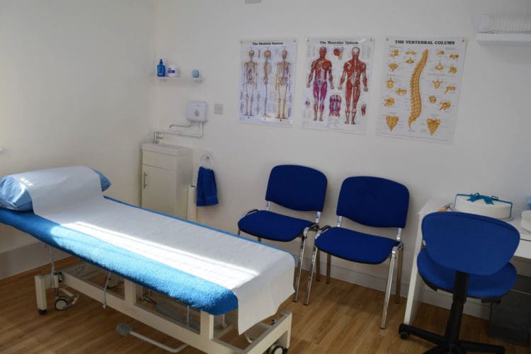 Healthcare Interiors at Lordswoord Osteopathic Clinic in Medway