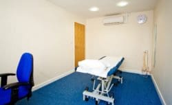 Mill Clinic in Kent: Amazing Blue and White Healthcare Interiors