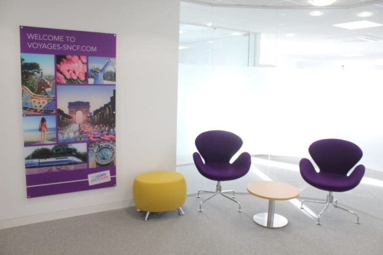Office Reception Area Design with Furniture Installed by Rap Interiors