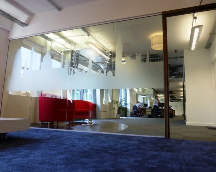 Office Glass Manifestation — Globetec Solutions in Brighton — Refurb Works by Rap Interiors