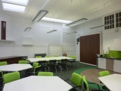School Breakout Area Design with Shared Furniture