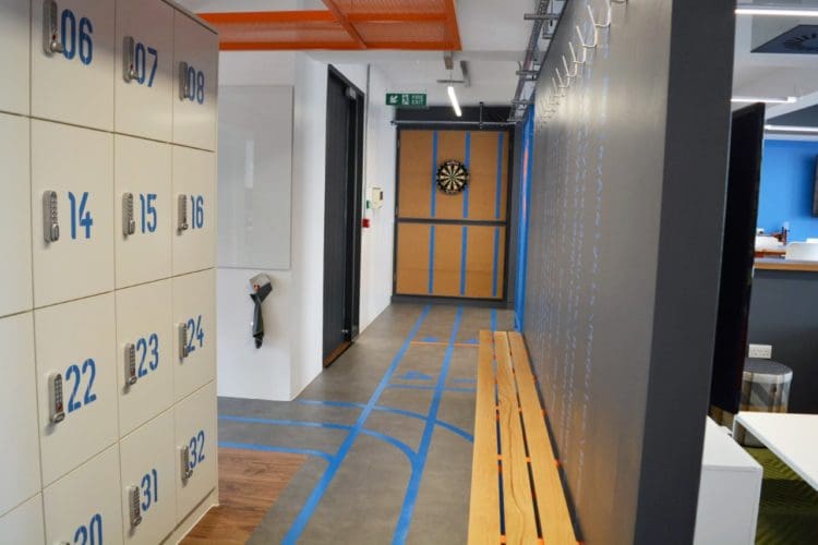 Sports themed London office design