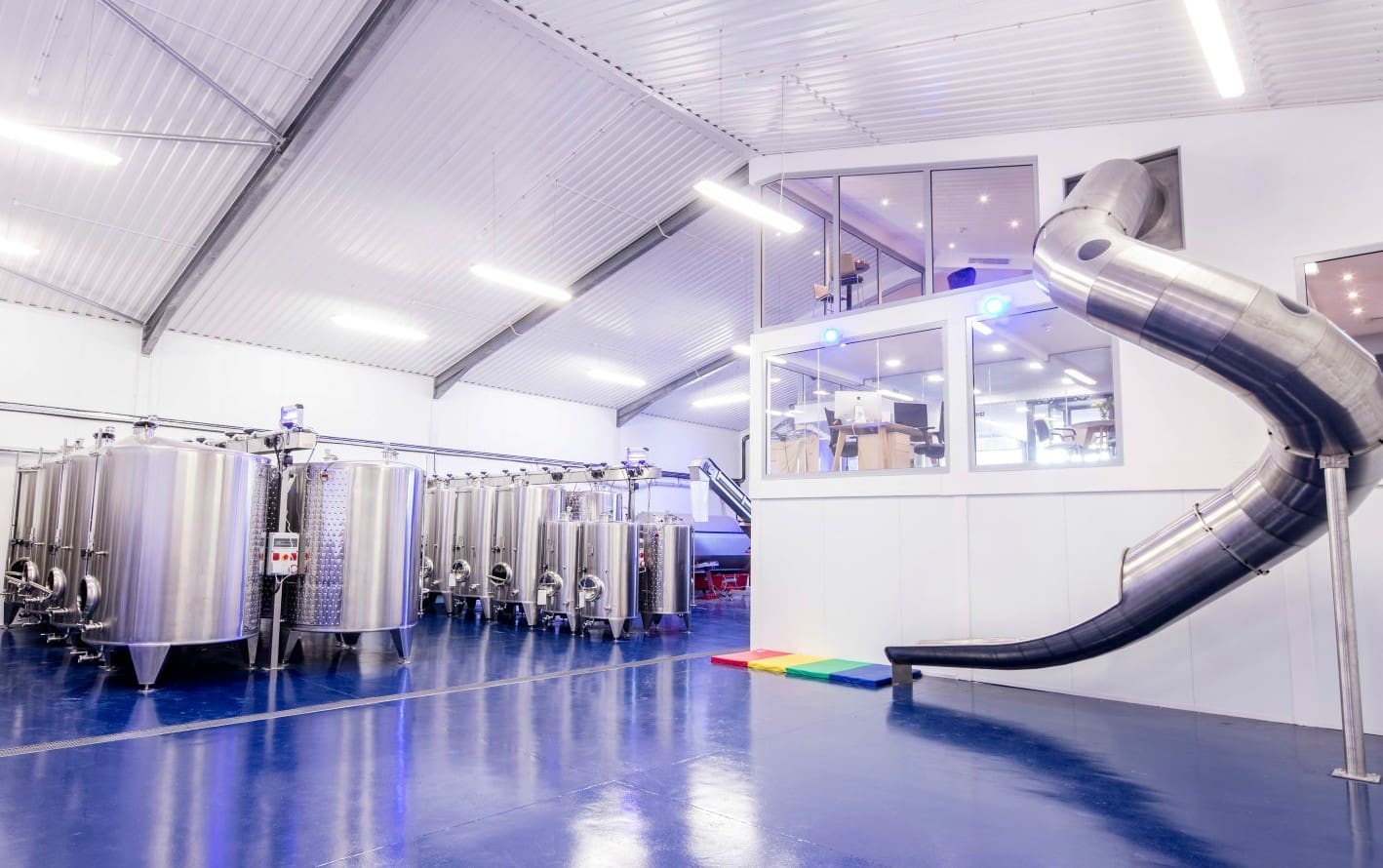 Warehouse Fit Out in Kent with a Helter Skelter Slide