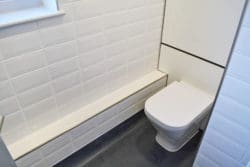 Bright Toilet Refurbishment for an Office Dilapidation in Maidstone