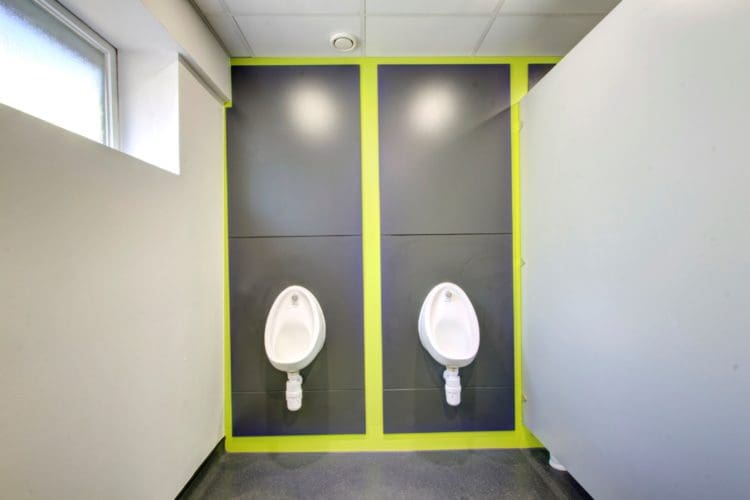 Urinal Installation in Sussex by Refurbishment Company Rap Interiors