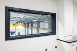 Window Overlooking the Scania Warehouse in Kent
