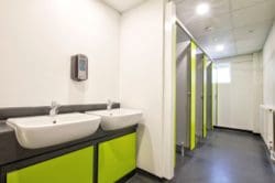 World of Books in Sussex Washroom Refurbishment by Rap Interiors