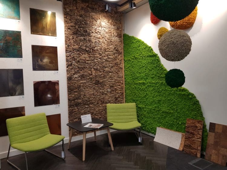 a biophilic office design on show at clerkenwell design show 2019