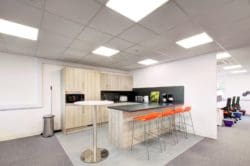 Breakout Area Design and Refurbishment with a Kitchen and Cooking Facilities