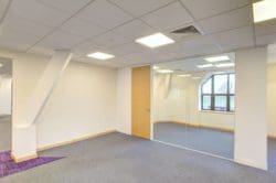 Office Dilap in Kent with a Meeting Room and LED Lights