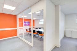 Office Meeting Room with a Conference Desk at Prep World in Kent