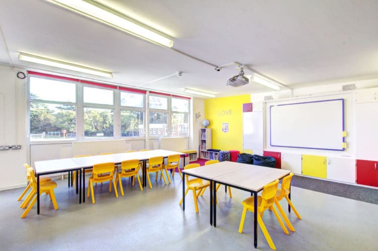 Classroom Interior Design and Fit Out Project for Holy Trinity Lamorbey in Sidcup – Rap Interiors