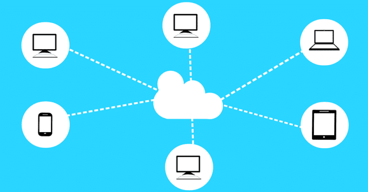 Cloud computing animation