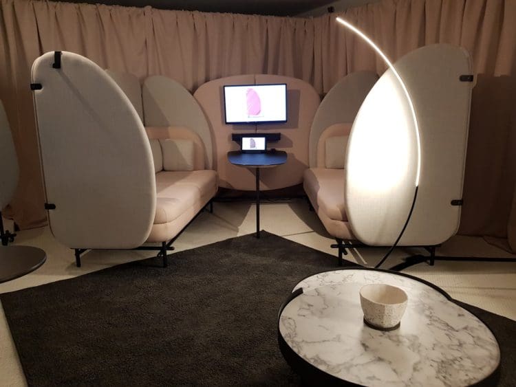 collaborative furniture at the frovi exhibition at clerkenwell design week 2019