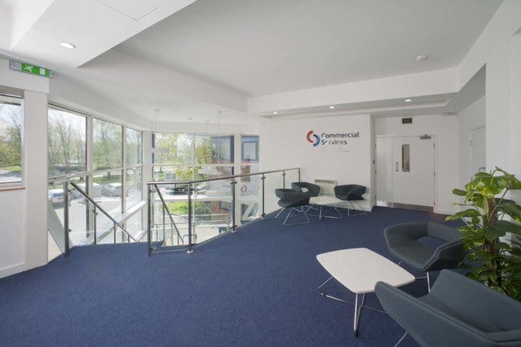 Commercial Fit Out of a Reception Area by Rap Interiors