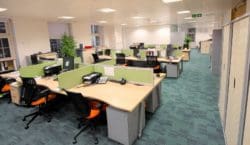 Open Plan Office Design — Mitsubishi Systems in London — Rap Interiors