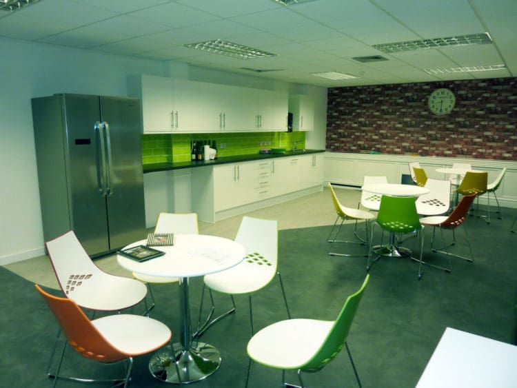 Office Breakout Area Design for Diversified Communications in Sussex