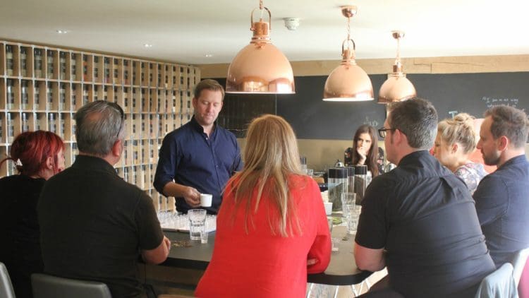 interior fit out contractors rap interiors enjoying tea tasting event at blends for friends