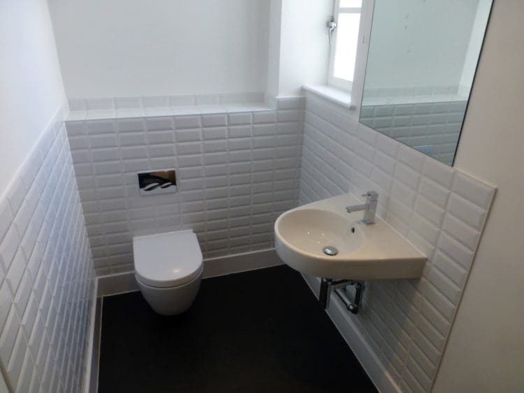 Office Toilet Refurbishment in Kent — Works by Rap Interiors
