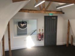 Office Interior Design with Beams at Go-Tec in Maidstone Kent