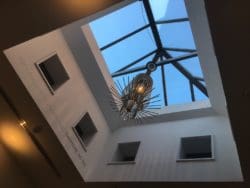 Modern Office Lighting Solutions and a Motivational Wall Print