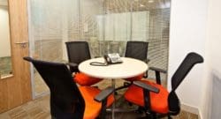 Small Office Meeting Room Design and Furniture at Mitsubishi London