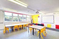 School interior design and refurbishment at Holy Trinity in Sidcup