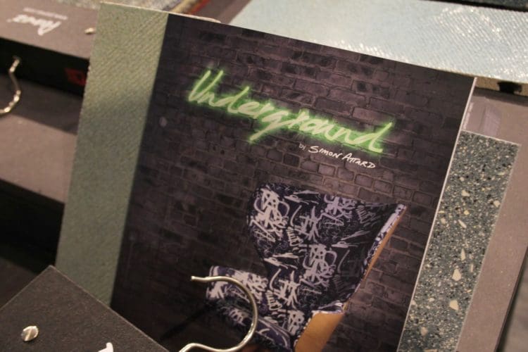 the underground design catalogue by panaz on display at clerkenwell design week 2019