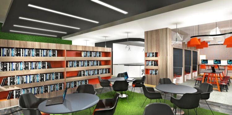 Laptop Station Interior Design for Haringey Sixth Form College in London – Rap Interiors – Interior Design Company