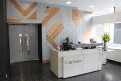 Geometric office design on show at Clerkenwell design week in London